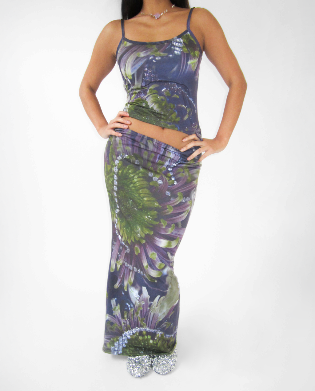 Chrysanthemum Maxi Skirt