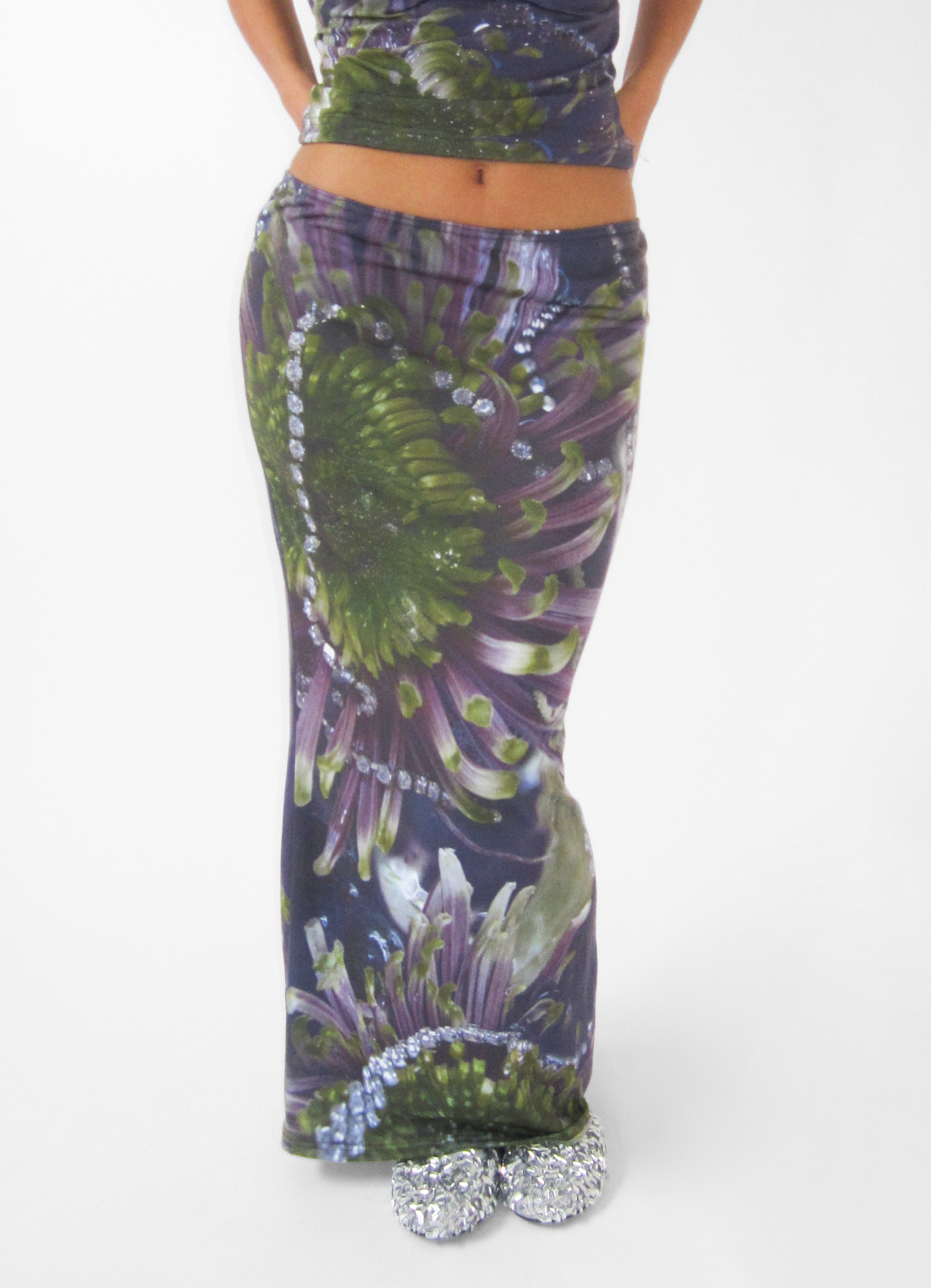 Chrysanthemum Maxi Skirt
